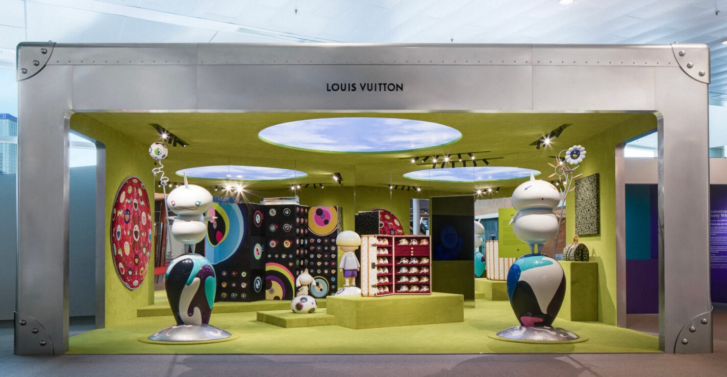Louis Vuitton-ისა და ტაკაში მურაკამის კოლაბორაცია Art Basel-ზე
