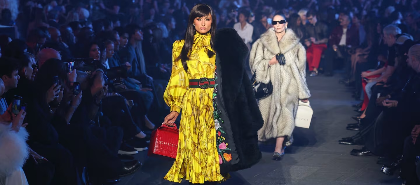 Gucci-ის კრუიზ-კოლექციის ჩვენება Times Square-ზე 