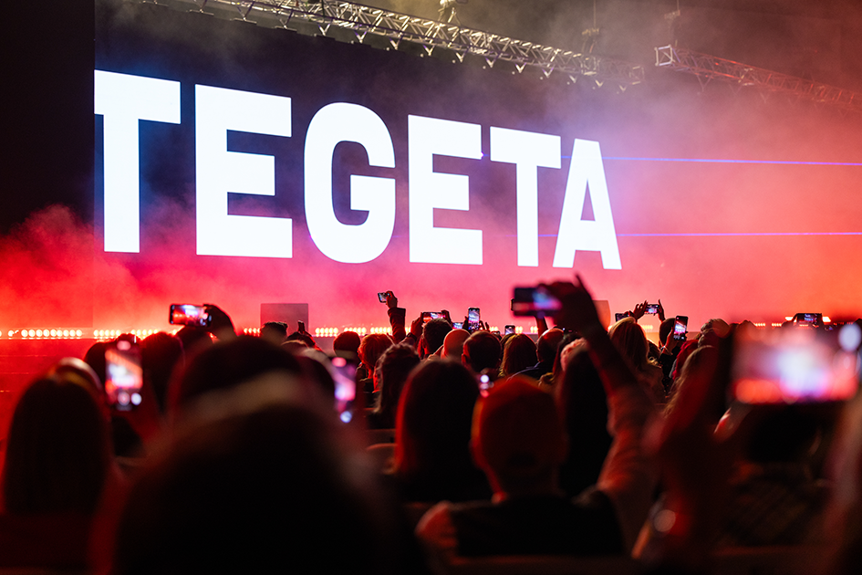 Tegeta X Global Brands – Partnership Beyond Borders - საქართველოში პირველად 52-მეტრიან  ეკრანზე ლაზერული მეპინგი გამოიყენეს