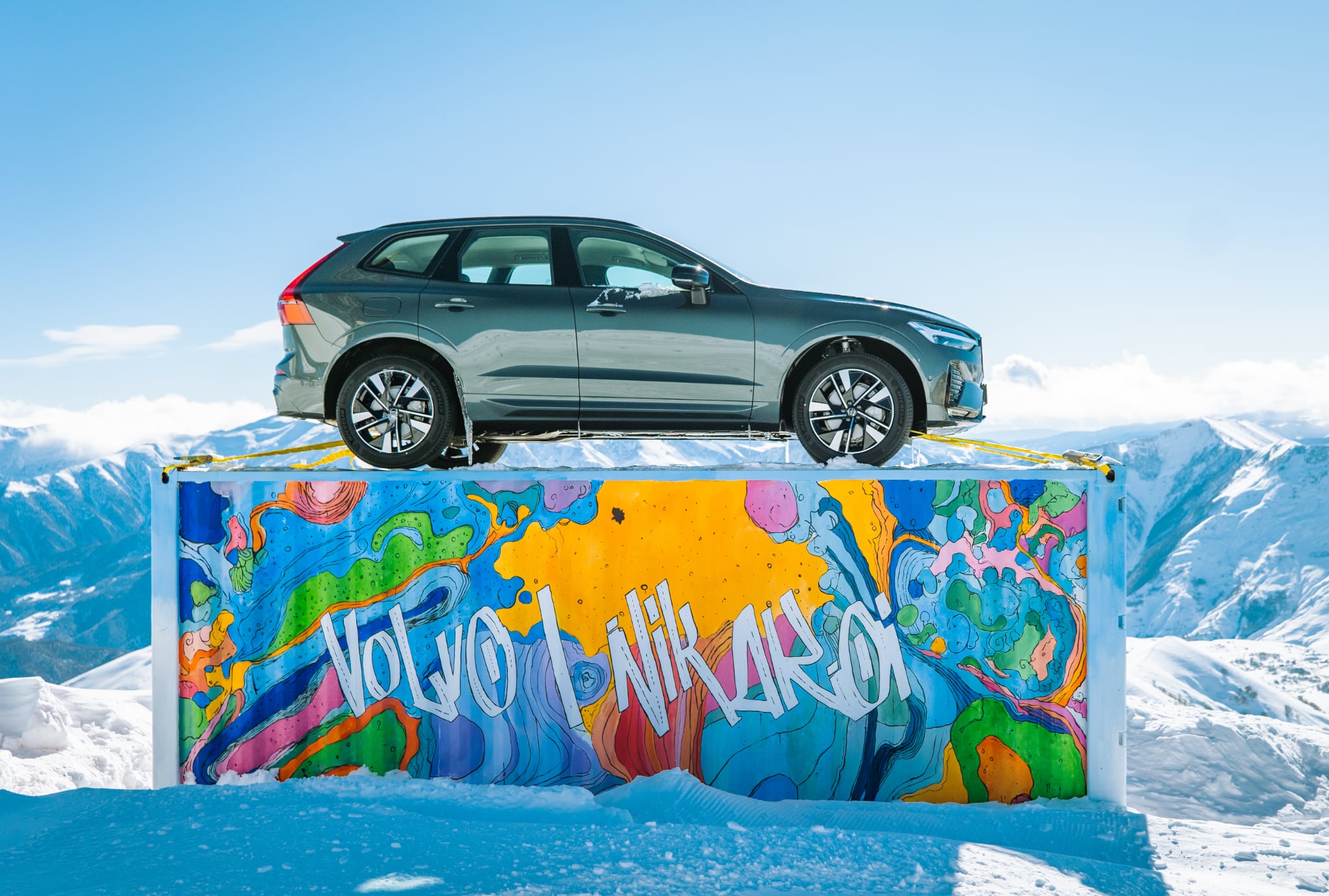 Volvo-ს უნიკალური არტინსტალაცია გუდაურში - „ვოლვო ქარ საქართველოსა“ და Nikakoi-ს კოლაბორაცია მდგრადი მომავლისთვის