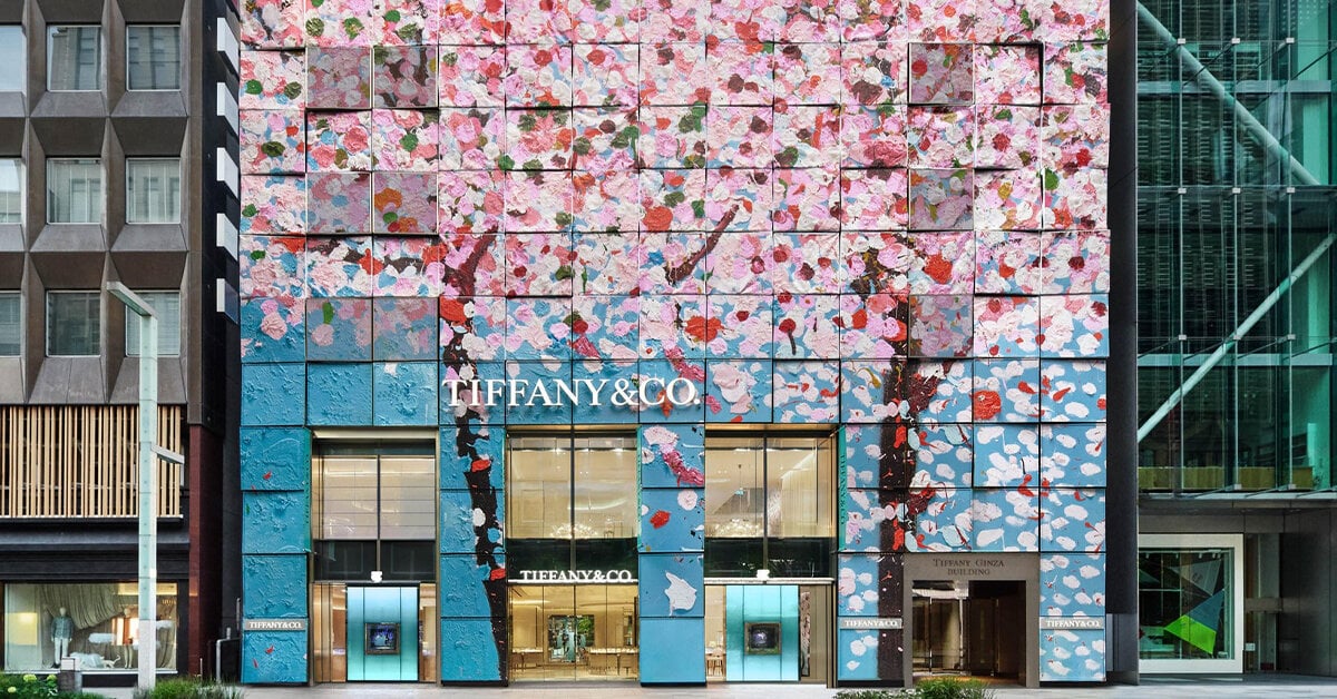 დემიენ ჰირსტმა Tiffany & Co-ს ტოკიოს ფილიალს ახალი სიცოცხლე შესძინა