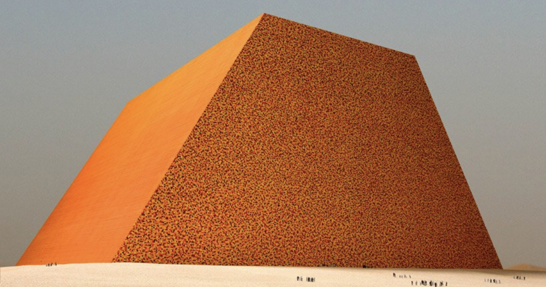 Christo and Jean-Claude-ის მონუმენტური Mastaba 45 წლის შემდეგ შენდება